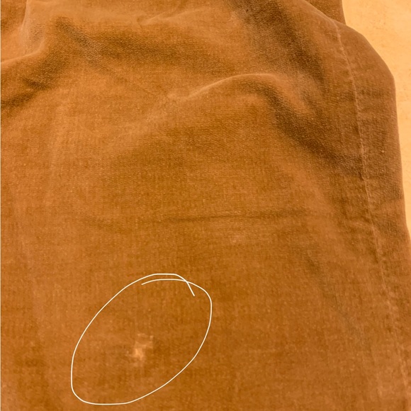 Vintage Camel Tan Velveteen High Waisted Pants by Ms. Dibs - Picture 10 of 12